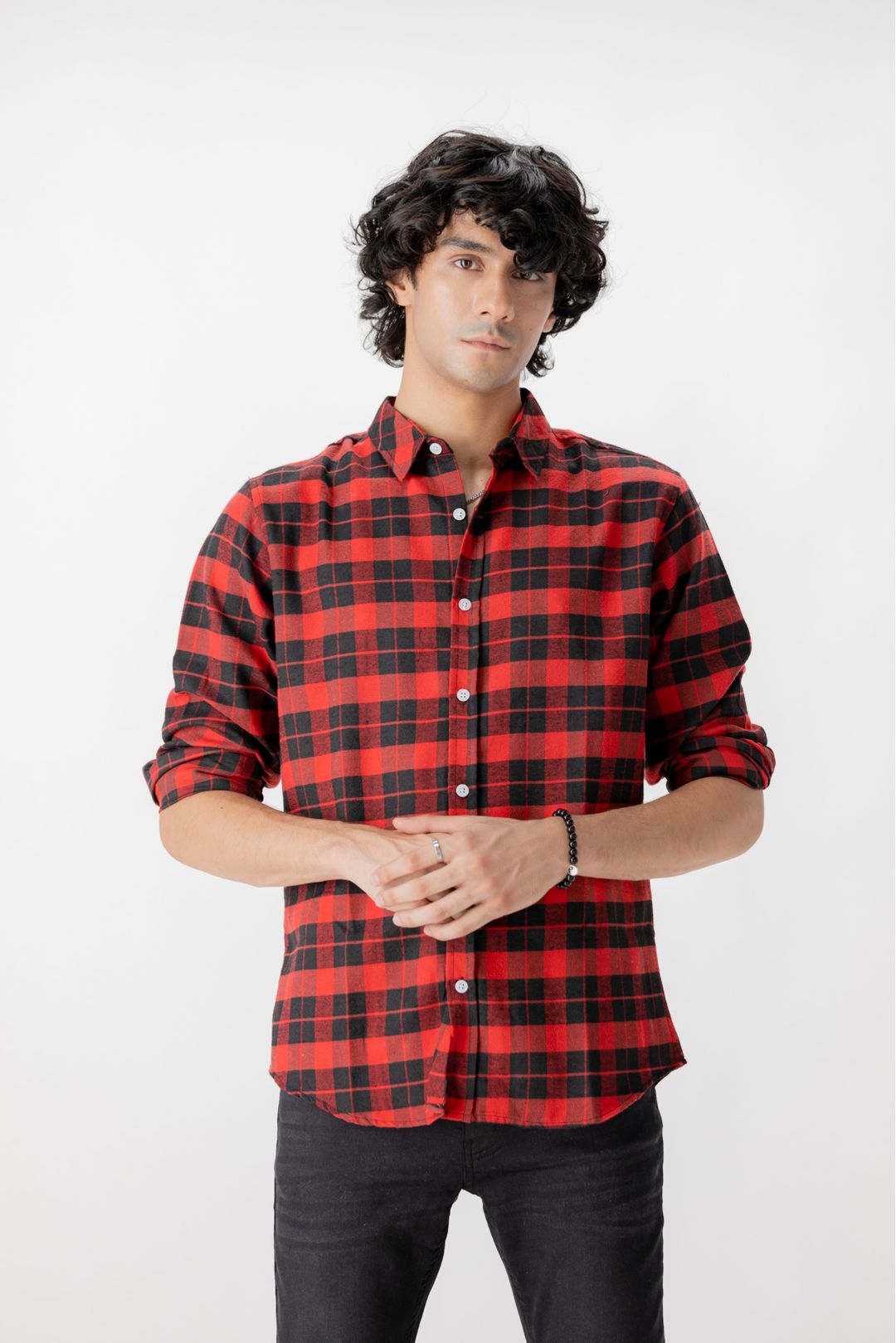 Red Checked Shirt